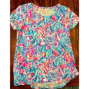 Lilly Pulitzer Scoop Neck Tee